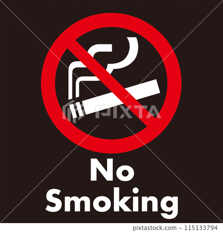 No smoking mark No smoking mark 115133794