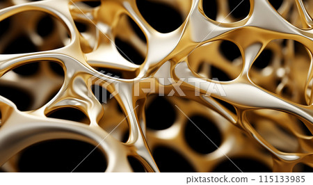 Gilded Elegance - Luxurious Golden Patterns 115133985