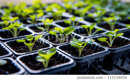 cabbage, sprout, foliage 115134034