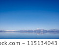 藍天、湖面、磐梯山、飯豐山 115134043