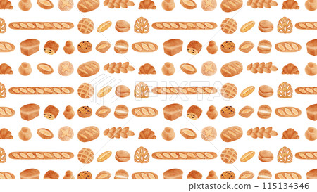16:9 French bread background material 16:9 French bread background material 115134346