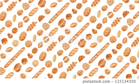 16:9 法國麵包背景素材 115134350