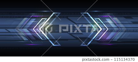 Abstract Artificial intelligence. Cloud computing. Machine learning. Technology web background. Virtual concept futuristic background. Vector art. Abstract Artificial intelligence. Cloud computing. Machine learning. Technology web background. Virtual concept futuristic background. Vector art. 115134370