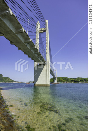 愛媛郡佐島池橋和佐島夢島街道上島町 115134541