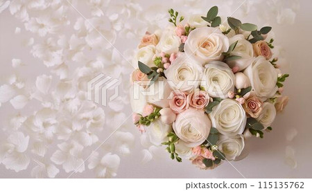 Rose bouquet copy space 2 Rose bouquet copy space 2 115135762