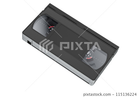 Black Videotape, 3D rendering 115136224