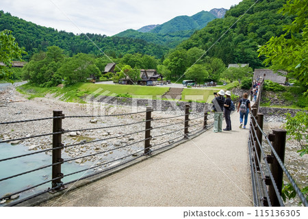 世界遺產白川鄉德合橋初夏時節 世界遺產白川鄉德合橋初夏時節 115136305