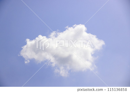 Blue sky with clouds (background material) 115136858
