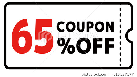 簡單的 65% OFF 優惠券材料 簡單的 65% OFF 優惠券材料 115137177