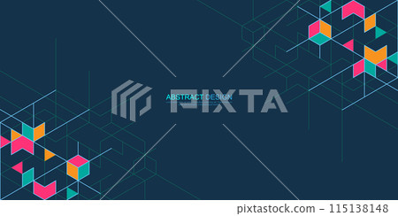 Creative idea of modern design with abstract geometric background. Minimalist vector texture with polygonal pattern. Creative idea of modern design with abstract geometric background. Minimalist vector texture with polygonal pattern. 115138148