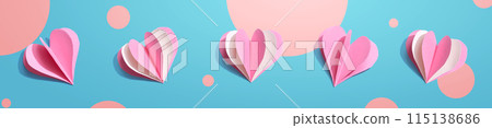 Paper craft hearts Paper craft hearts 115138686