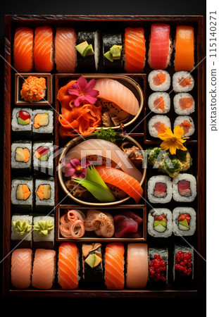 Assorted Sushi Platter 115140271