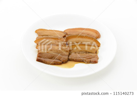 Braised pork belly 115140273