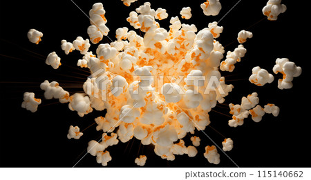 Cheddar Popcorn Explosion in the Dark 115140662