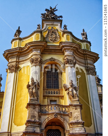 Baroque Church Facade Baroque Church Facade 115141665