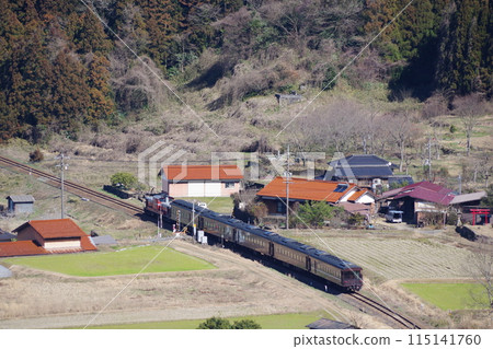 山口線津和野附近試行客車 115141760