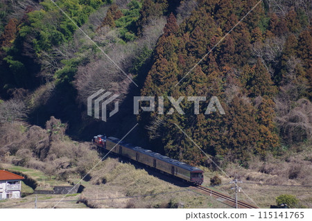 Yamaguchi Line, Tsuwano area, test run passenger car 115141765