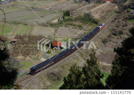 Yamaguchi Line, Tsuwano area, test run passenger car 115141770