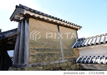 Tsukiji wall near the Aburabe and Honomon gates (World Heritage site: Himeji Castle) Tsukiji wall near the Aburabe and Honomon gates (World Heritage site: Himeji Castle) 115142096