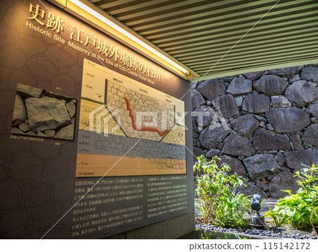 "Edo Castle Outer Moat Remains (Underground Exhibition Room)" in the underground passage of Tokyo Metro Toranomon Station 115142172