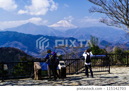Mt. Fuji from Mt. Takao 115142703