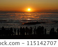 First sunrise from Oarai Beach 115142707