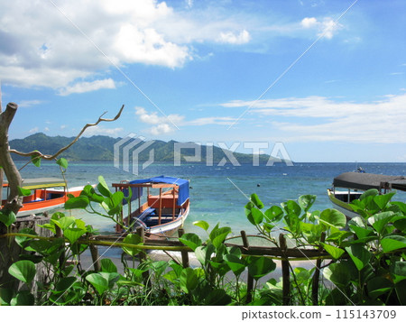 印度尼西亞吉利群島的風景 印度尼西亞吉利群島的風景 115143709