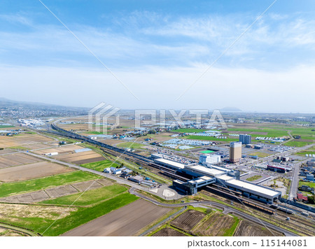 Shin-Hakodate-Hokuto Station and Hakodate Shinkansen General Rolling Stock Depot (Nanae Town, Hokkaido) 115144081