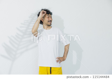 Man wearing sunglasses Man wearing sunglasses 115144484