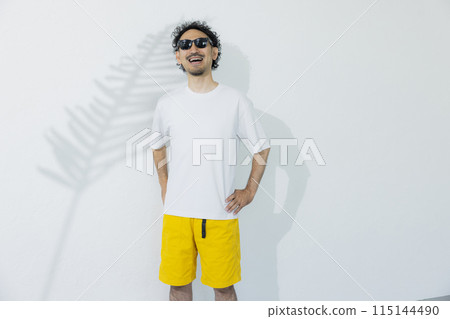 Man wearing sunglasses Man wearing sunglasses 115144490
