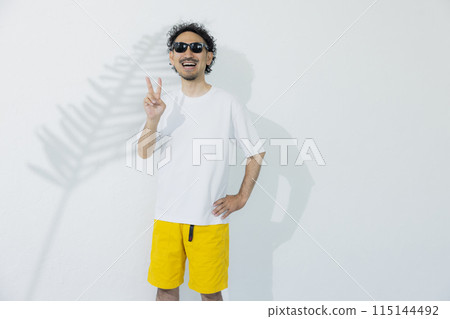 Man wearing sunglasses Man wearing sunglasses 115144492