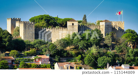 Castelo de Sao Jorge fortress in Lisbon Castelo de Sao Jorge fortress in Lisbon 115144809