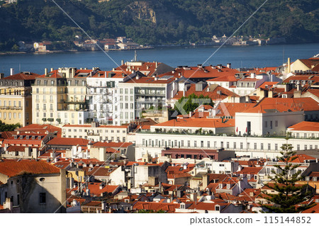 View from the Graca neighbourhood of Lisbon 115144852