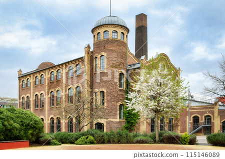 industrial heritage building from the end of the 19th century in cologne 115146089