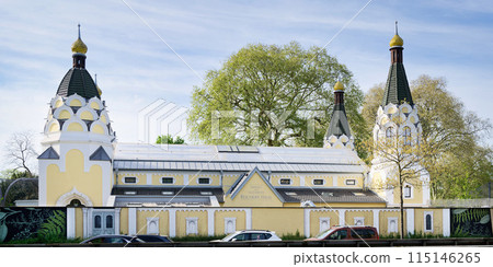 building in the style of a Russian Orthodox church in Cologne zoo building in the style of a Russian Orthodox church in Cologne zoo 115146265