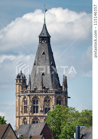 Town hall tower of Germany's oldest town hall 115146357