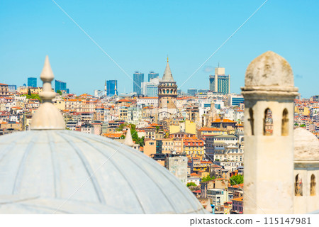 Galata tower in Istanbul Galata tower in Istanbul 115147981