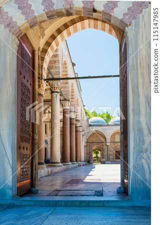Gate to Suleymaniye Mosque in Istanbul Gate to Suleymaniye Mosque in Istanbul 115147985