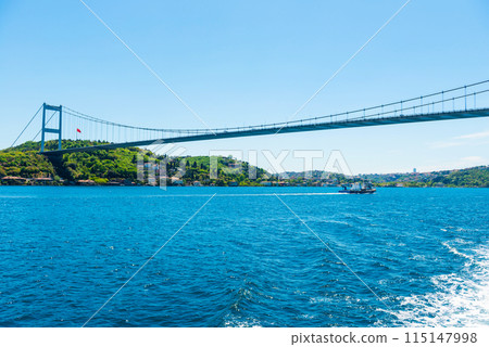 Fatih Sultan Mehmet Bridge in Istanbul 115147998
