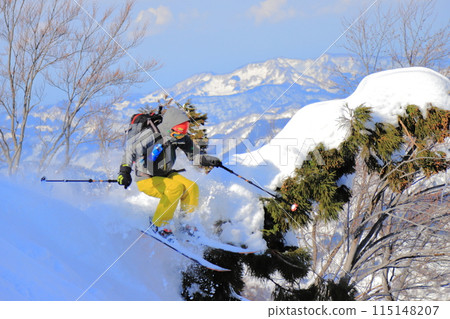 Backcountry skiing 115148207