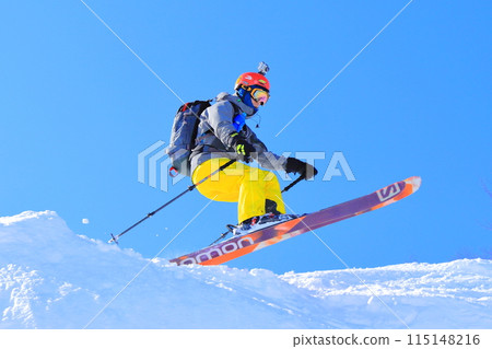 Backcountry skiing 115148216