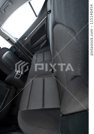 Soft black textile rear car seat 115148454
