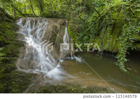 Waterfall Cascade d'Autoire near Autoire in French highlands, departement Lot, Midi-Pyrenees, France Waterfall Cascade d'Autoire near Autoire in French highlands, departement Lot, Midi-Pyrenees, France 115148579