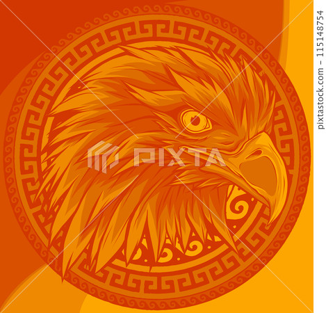 vector illustration of Eagle Head Logo Symbol 115148754