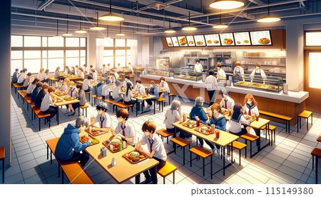 餐廳插畫 115149380