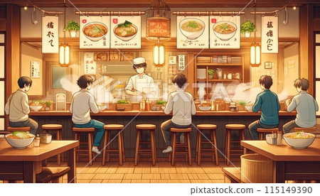 Ramen shop illustration 115149390