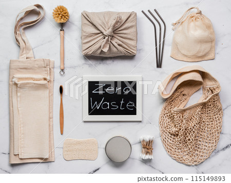 Zero waste concept, copy space Zero waste concept, copy space 115149893