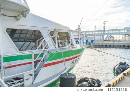 A high-speed ferry that connects the islands of the Goto Islands in Nagasaki Prefecture A high-speed ferry that connects the islands of the Goto Islands in Nagasaki Prefecture 115151218