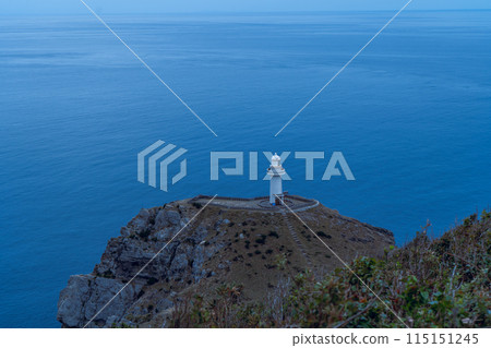 長崎縣五島市大崎燈塔風景 長崎縣五島市大崎燈塔風景 115151245