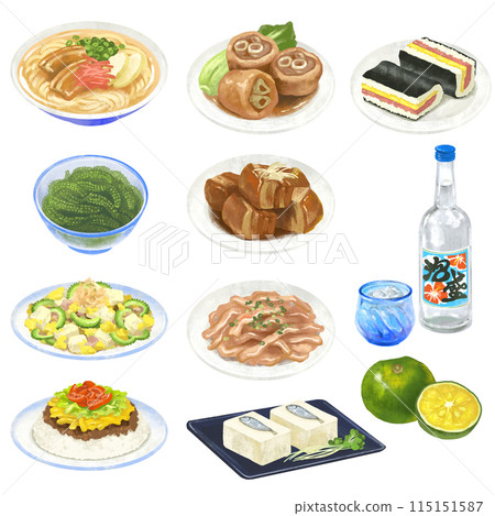 沖繩美食插圖集 1 115151587